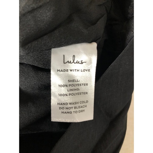 Lulus Unique As You Dress Black NWT XS - Picture 5 of 6
